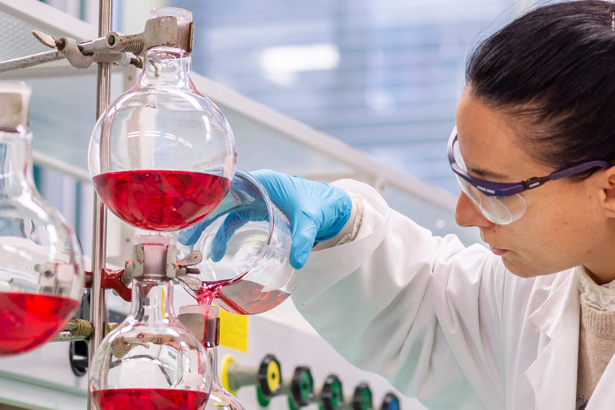 An image of a female scientist