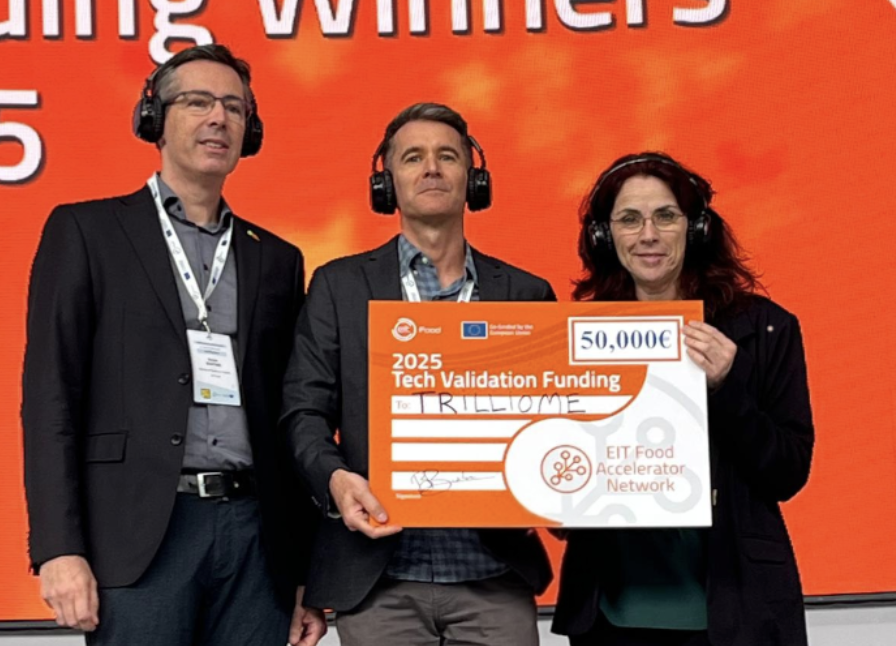 Trilliome wins 1st prize in EIT Food’s “Food as Medicine” accelerator